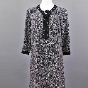 Jones New York Women Dress Black Dot S